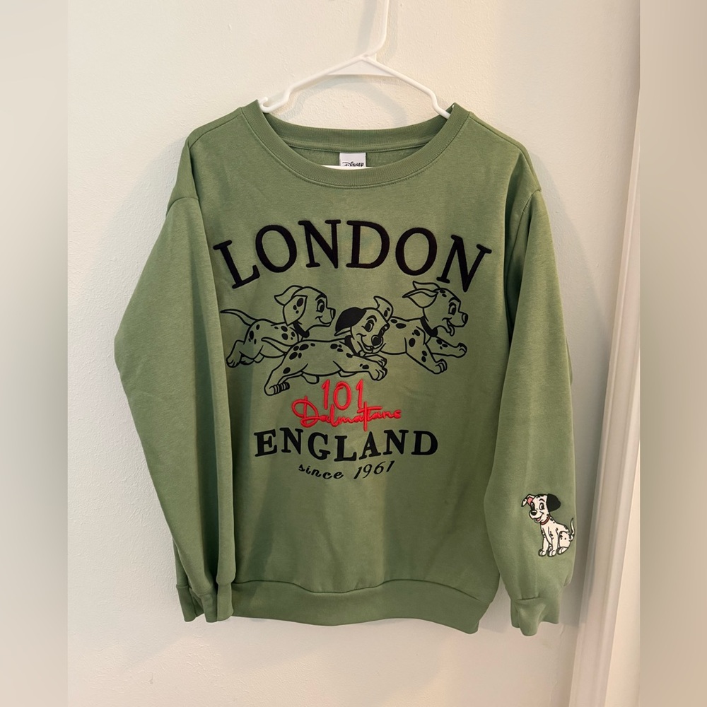 Disney 101 Dalmatians Long Sleeve Pullover Women’s Size Large